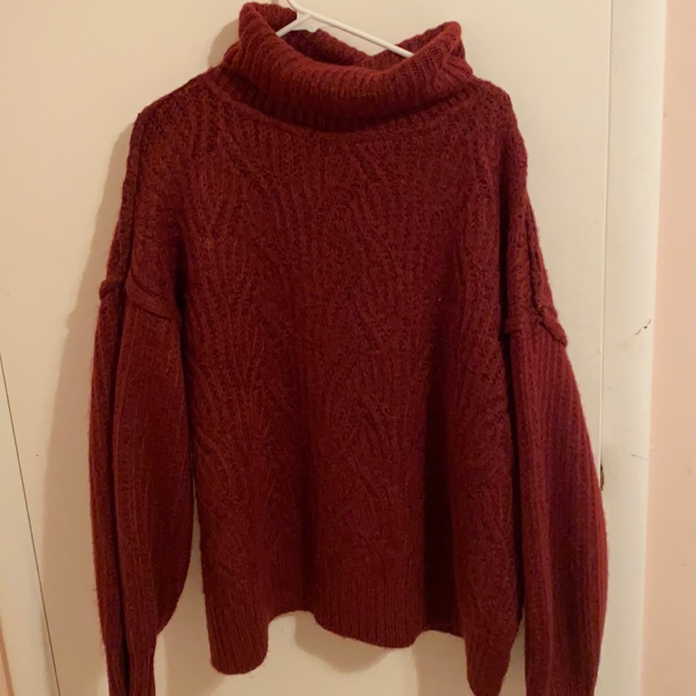 red sweater